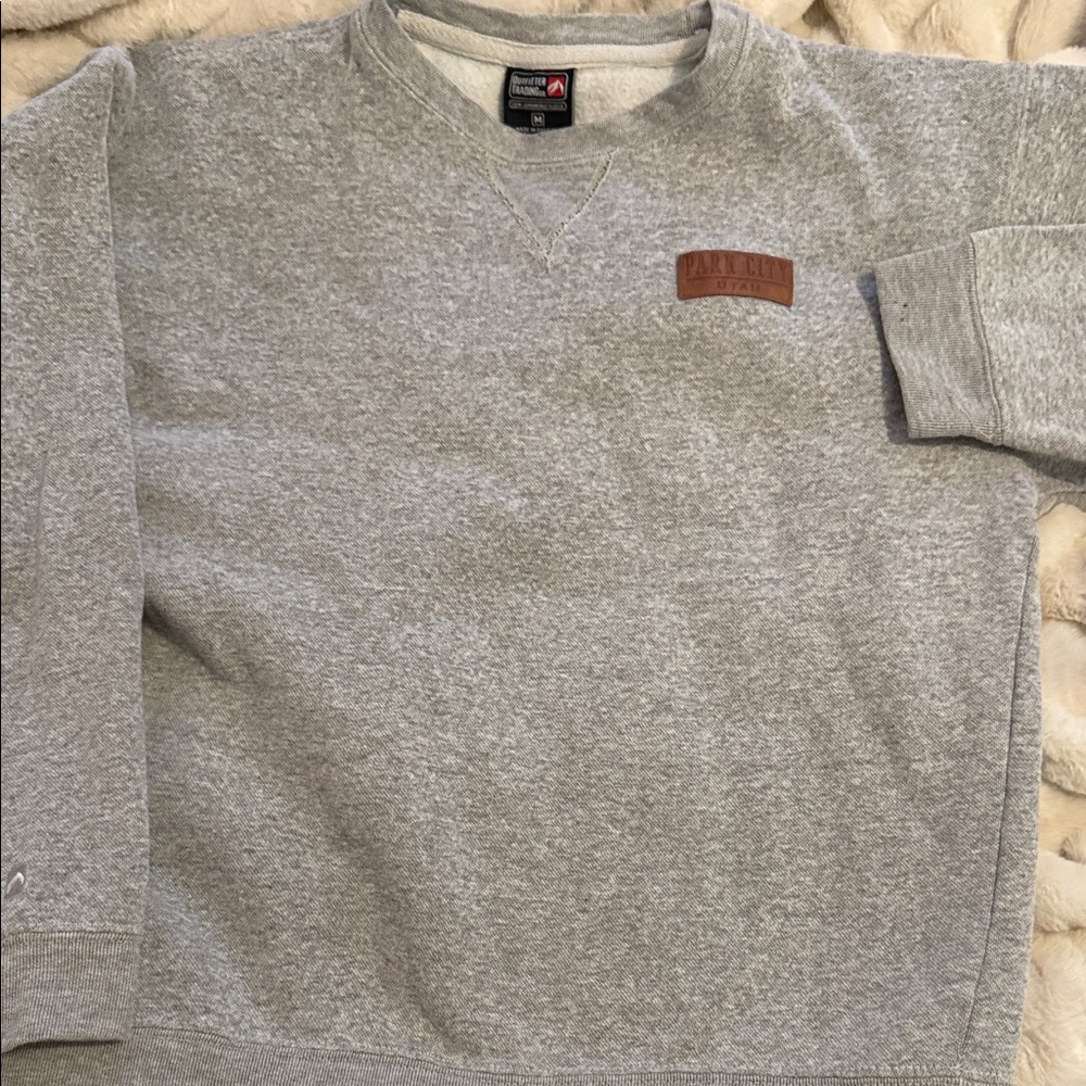 Gray Men's Park City Utah Sweatshirt